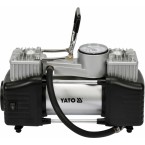 Automobilinis kompresorius | 2 cilindrai | Led lempa | 12V / 250W (YT-73462)