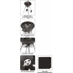 Lauko kepsninė / grilis su dangčiu | Apvalios grotelės 41 cm + dėklas (99583) Lauko kepsninė / grilis su dangčiu | Apvalios grotelės 41 cm + dėklas (99583)