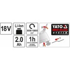 Akumuliatorinis daugiafunkcinis įrankis 18V (YT-82818) Akumuliatorinis daugiafunkcinis įrankis 18V (YT-82818)