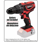Akumuliatorinis smūginis gręžtuvas / suktukas 13 mm | 18V | be akumuliatoriaus (YT-82787) Akumuliatorinis smūginis gręžtuvas / suktukas 13 mm | 18V | be akumuliatoriaus (YT-82787)