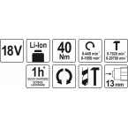 Akumuliatorinis smūginis gręžtuvas / suktukas 13mm, 18V Mabuchi variklis be akumuliatoriaus (YT-82789) Akumuliatorinis smūginis gręžtuvas / suktukas 13mm, 18V Mabuchi variklis be akumuliatoriaus (YT-82789)