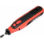 Akumuliatorinis mini šlifuoklis-graveris | 7,4 V | 2,0 Ah | 5000–30000 aps./min. | 102 priedai (YT-82762) Akumuliatorinis mini šlifuoklis-graveris | 7,4 V | 2,0 Ah | 5000–30000 aps./min. | 102 priedai (YT-82762)