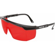 Apsauginiai akiniai | raudoni | darbui su lazeriais (YT-30460)