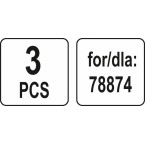 Dulkių maišai siurbliui | 20 l | 78874 ir kt. | 3 vnt. (YT-85733)