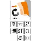 Smūginis gręžtuvas | 710W (78995)