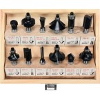 Frezų medžiui rinkinys | 12 vnt. (22550) Frezų medžiui rinkinys | 12 vnt. (22550)