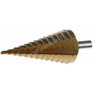 Grąžtas skylės platinimui pakopinis | 4-39 mm (EB-4344) Grąžtas skylės platinimui pakopinis | 4-39 mm (EB-4344)