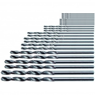 Grąžtų rinkinys mini 25 vnt, HSS 0.5 - 3.0 mm (2023) Grąžtų rinkinys mini 25 vnt, HSS 0.5 - 3.0 mm (2023)