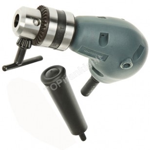 Kampinis priedas grąžtui 10 mm su raktu (3/8) Kampinis priedas grąžtui 10 mm su raktu (3/8)