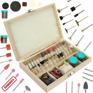 Šlifavimo antgalių rinkinys 105 vnt. ''DREMEL'' tipo (M22568) Šlifavimo antgalių rinkinys 105 vnt. ''DREMEL'' tipo (M22568)