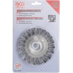 Šepetys disko tipo, stambus plienas, 115 mm, 22,2mm skylė, Bgs-technic (3985)