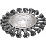Šepetys disko tipo, stambus plienas, 115 mm, 22,2mm skylė, "Bgs-technic" (3985)