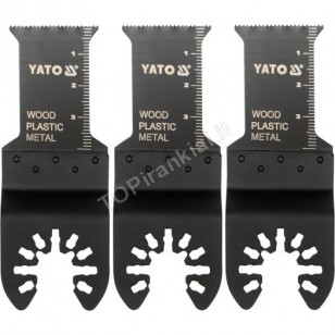 Pjuklai 3 vnt. 40x28,5mm Bi-Metal plien. (YT-34684) Pjuklai 3 vnt. 40x28,5mm Bi-Metal plien. (YT-34684)