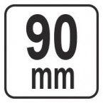 Švitrinis popierius trikampis 90x90x90mm (YT-34690) Švitrinis popierius trikampis 90x90x90mm (YT-34690)