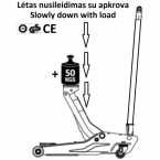 Hidraulinis domkratas su plastikine dėže 3.0t