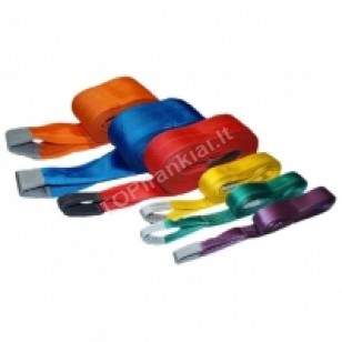 Stropas juostinis 2.0t, 5m x 60mm Stropas juostinis 2.0t, 5m x 60mm