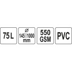 Medžių drėkinimo / laistymo maišelis | 75 L (89722) Medžių drėkinimo / laistymo maišelis | 75 L (89722)