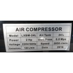 Oro kompresorius 24L, 2.0HP, 8 bar, 240L/min (LXBM-24L)