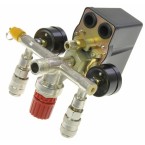 Reguliatorius kompresoriui su slėgio jungikliu ir manometrais | 380V (SK10679) Reguliatorius kompresoriui su slėgio jungikliu ir manometrais | 380V (SK10679)