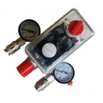 Reguliatorius kompresoriui su slėgio jungikliu ir manometrais | 380V (SK10679B) Reguliatorius kompresoriui su slėgio jungikliu ir manometrais | 380V (SK10679B)