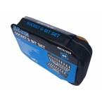 Galvučių su terkšle rinkinys Cr-V, 1/4, 56 vnt. (KR141056) Galvučių su terkšle rinkinys Cr-V, 1/4, 56 vnt. (KR141056)