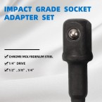 Smūginių adapterių ir šarnyrų / kardanų rinkinys | Cr-Mo | 17 vnt. (H640617) Smūginių adapterių ir šarnyrų / kardanų rinkinys | Cr-Mo | 17 vnt. (H640617)