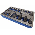 Smūginių adapterių ir šarnyrų / kardanų rinkinys | Cr-Mo | 17 vnt. (H640617) Smūginių adapterių ir šarnyrų / kardanų rinkinys | Cr-Mo | 17 vnt. (H640617)