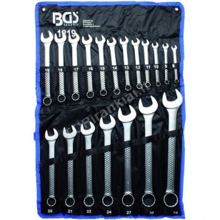 Kombinuotų raktų komplektas 19 vnt, 8-32 mm, Bgs-technic (1219) Kombinuotų raktų komplektas 19 vnt, 8-32 mm, Bgs-technic (1219)