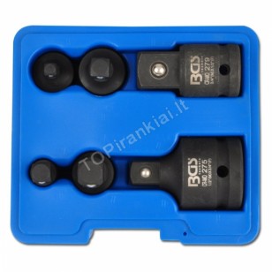 Smūginių adapterių rinkinys 6 vnt, 1/4, 3/8, 1/2, 3/4, Bgs-technic (200) Smūginių adapterių rinkinys 6 vnt, 1/4, 3/8, 1/2, 3/4, Bgs-technic (200)