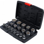Daugiafunkcinių galvučių rinkinys | 12.5 mm (1/2) | 19 vnt (95101)