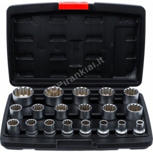 Daugiafunkcinių galvučių rinkinys | 12.5 mm (1/2) | 19 vnt (95101)