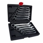 Terkšlinių raktų rinkinys 8-19 mm | 12 vnt. (SK5010)