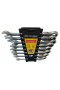 Terkšlinių raktų rinkinys vartoma galvute CR-V, 8-19 mm. 8 vnt. (SK5001)