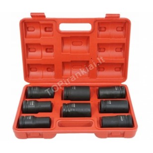 Smūginių ilgų galvučių rinkinys | 20 mm (3/4) | 17 - 32 mm | 8 vnt. (SK3408)