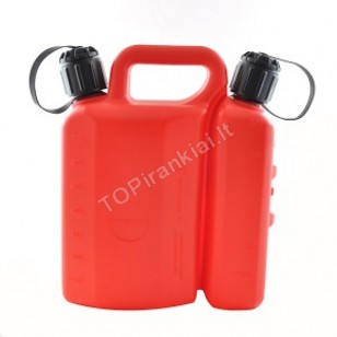 Kanistras kurui ir tepalui plastikinis 1.5 l ir 3.5 l