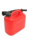 Kanistras kurui plastikinis 10 l raudonas