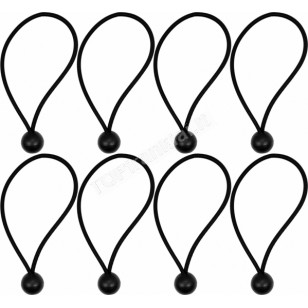 Elastinių kilpų rinkinys tentams | su bumbulu | 200 mm / 8 vnt. (85180) Elastinių kilpų rinkinys tentams | su bumbulu | 200 mm / 8 vnt. (85180)
